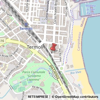 Mappa Corso Fratelli Brigida, 166, 86039 Termoli, Campobasso (Molise)