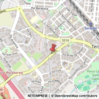 Mappa Via Madonna delle Grazie, 38, 86039 Termoli, Campobasso (Molise)