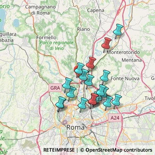 Mappa Via Giovanni Simonet, 00188 Roma RM, Italia (7.097)
