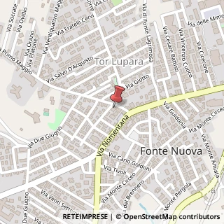 Mappa via primo maggio , Fonte Nuova, RM 00013 00013, 00013 Tor Lupara RM, Italia, 00013 Fonte Nuova, Roma (Lazio)