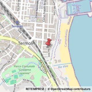 Mappa Via Rio Vivo, 86039 Termoli, Campobasso (Molise)