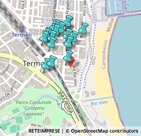 Mappa Via delle Paranze, 86039 Termoli CB, Italia (0.2105)