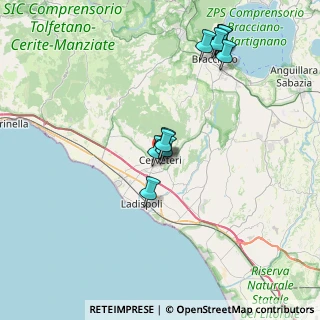 Mappa Via delle Mura Castellane, 00052 Cerveteri RM, Italia (7.71182)