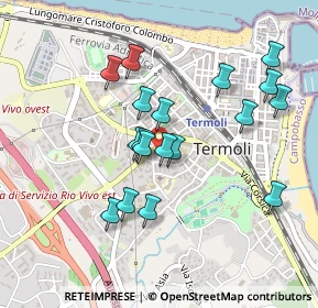 Mappa Via Alcide de Gasperi, 86039 Termoli CB, Italia (0.445)