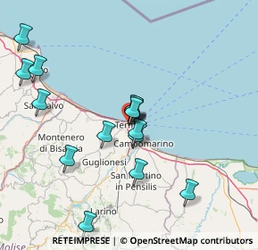 Mappa Via Alcide de Gasperi, 86039 Termoli CB, Italia (15.25733)