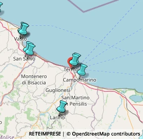 Mappa Via Alcide de Gasperi, 86039 Termoli CB, Italia (25.80714)