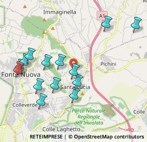 Mappa Via Monte Carnale, 00013 Santa Lucia RM, Italia (2.25786)