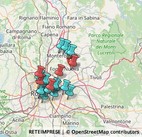Mappa Via Monte Carnale, 00013 Santa Lucia RM, Italia (13.578)
