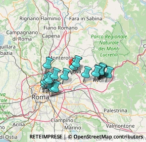 Mappa Via Monte Carnale, 00013 Santa Lucia RM, Italia (11.652)