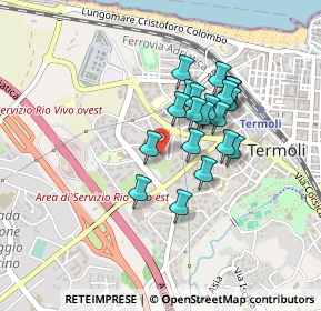Mappa Terminal Bus, 86039 Termoli CB, Italia (0.3545)