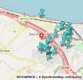 Mappa Via Udine, 86039 Termoli CB, Italia (0.981)