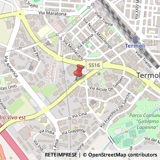 Mappa Via Madonna delle Grazie, 12, 86039 Termoli, Campobasso (Molise)
