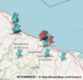 Mappa Via Amalfi, 86039 Termoli CB, Italia (14.7475)