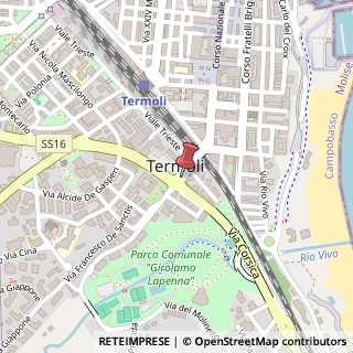Mappa Via Abruzzi, 86039 Termoli, Campobasso (Molise)