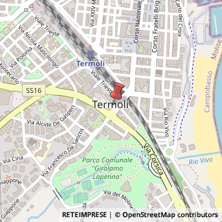 Mappa Via Abruzzi, 2, 86039 Termoli, Campobasso (Molise)