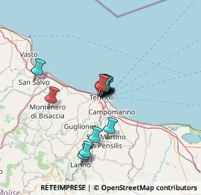 Mappa Via A. de Gasperi, 86039 Termoli CB, Italia (8.60643)