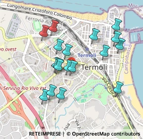 Mappa Via A. de Gasperi, 86039 Termoli CB, Italia (0.45111)