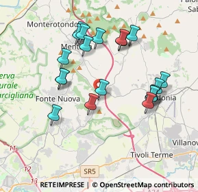 Mappa V.Tridentina, 00013 Fonte Nuova RM, Italia (3.899)