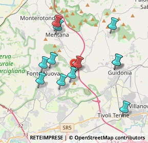 Mappa V.Tridentina, 00013 Fonte Nuova RM, Italia (3.885)