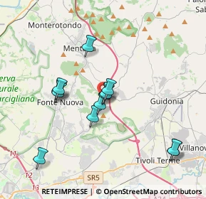 Mappa V.Tridentina, 00013 Fonte Nuova RM, Italia (3.5275)