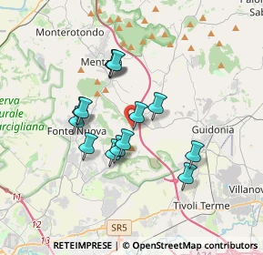 Mappa V.Tridentina, 00013 Fonte Nuova RM, Italia (3.05214)