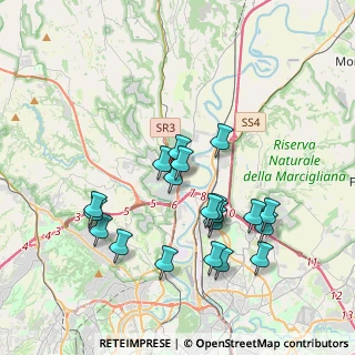Mappa Via Grottelle, 00188 Roma RM, Italia (3.8725)