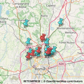Mappa Via Grottelle, 00188 Roma RM, Italia (7.045)