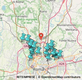 Mappa Via Grottelle, 00188 Roma RM, Italia (7.172)