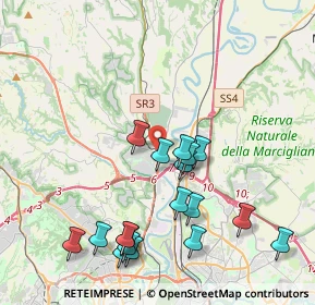 Mappa Via Grottelle, 00188 Roma RM, Italia (4.54278)