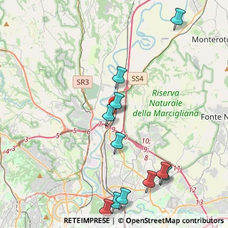 Mappa Salaria- Casale Settebagni, 00138 Roma RM, Italia (5.41909)