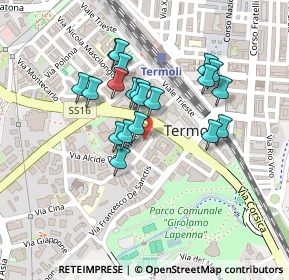 Mappa Via Luigi Einaudi, 86039 Termoli CB, Italia (0.192)