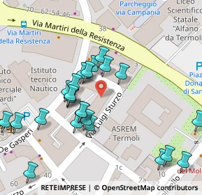 Mappa Via Luigi Einaudi, 86039 Termoli CB, Italia (0.04)