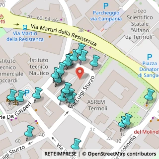 Mappa Via Luigi Einaudi, 86039 Termoli CB, Italia (0.04)