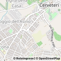 Mapa Cerveteri