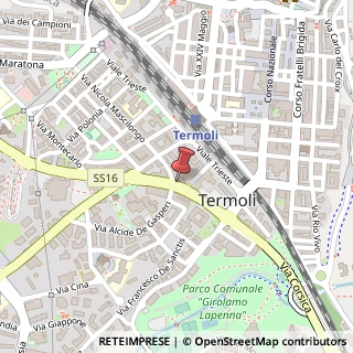 Mappa Via Martiri della Resistenza, 40, 86039 Termoli, Campobasso (Molise)