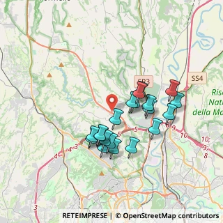 Mappa Via della Giustiniana, 00123 Roma RM, Italia (3.256)