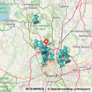 Mappa Via della Giustiniana, 00123 Roma RM, Italia (7.153)
