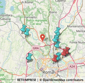 Mappa Via della Giustiniana, 00123 Roma RM, Italia (8.31214)