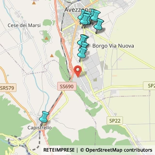 Mappa Via Pacinotti, 67051 Avezzano AQ, Italia (2.49467)