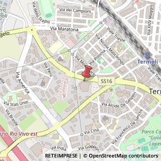 Mappa Via Martiri della Resistenza, 61/63, 86039 Termoli, Campobasso (Molise)