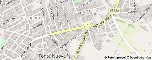 Mappa Fonte Nuova