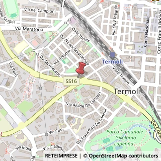Mappa Via Martiri della Resistenza, 86, 86039 Termoli, Campobasso (Molise)