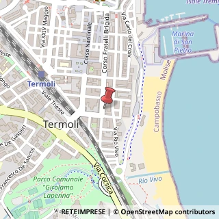 Mappa Corso Fratelli Brigida, 136, 86039 Termoli, Campobasso (Molise)