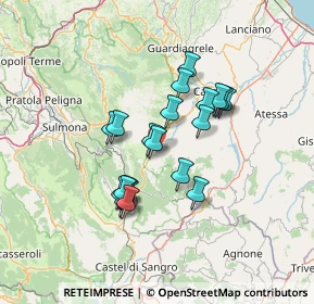 Mappa 66010 Lettopalena CH, Italia (11.624)