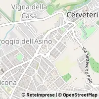 Kaart Cerveteri