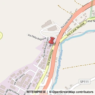 Mappa Via Flaminia, 241, 61041 Acqualagna, Pesaro e Urbino (Marche)