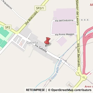 Mappa Via Gabella, 42, 60018 Montemarciano, Ancona (Marche)