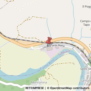 Mappa Localita' S.mama, 114, 52010 Subbiano, Arezzo (Toscana)