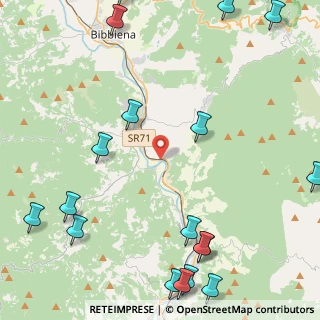 Mappa SR 71 Umbro Casentinese Romagnola, 52010 Subbiano AR, Italia (6.9785)
