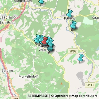Mappa Via Antonio Gramsci, 50026 San Casciano in Val di pesa FI, Italia (1.4365)